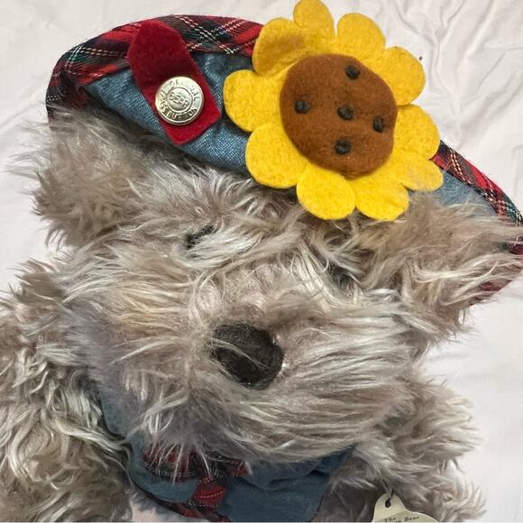 Brass Button Bear Vintage Sunflower 90s Blossom Bear 10” - Picture 4 of 8